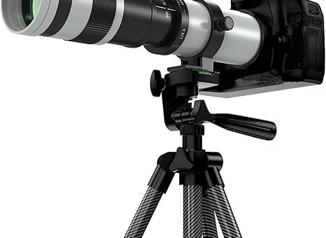 420-800mm Telephoto Lens for Canon – EF Lens for Canon DSLR, Manual Focus MF Zoom Lens for Canon EOS Rebel SL3 SL2 SL1 T8i T7i T7 T6 4000D 1500D 90D 80D 77D 70D 60D 7D 6D 5D 1D DSLR Cameras